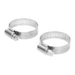 Abrazadera 20 de acero inoxidable, blíster con 2 pzas