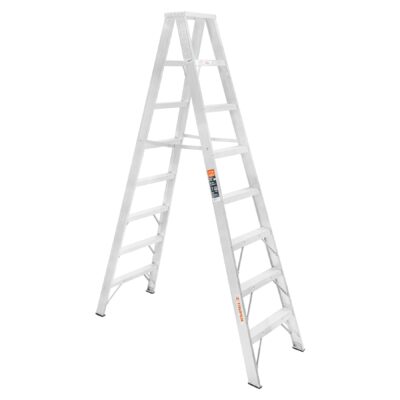 Escalera de tijera doble, tipo ll, 7 escalones