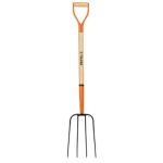 Bieldo para paja, 4 dientes, puño «Y»