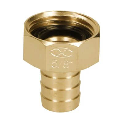 Conector 5/8? hembra de latón sólido para manguera