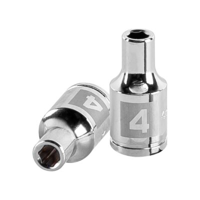 Dado de 4 mm, 6 puntas, cuadro 1/4?