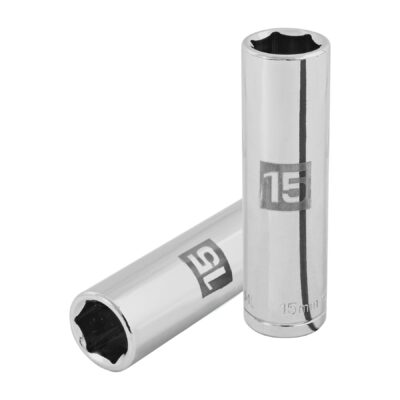 Dado largo de 15 mm, 6 puntas, cuadro 1/2?