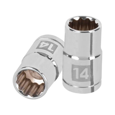 Dado de 14 mm, 12 puntas, cuadro 1/2?