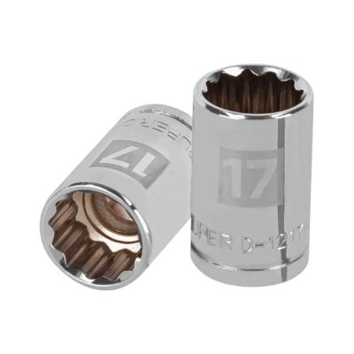 Dado de 17 mm, 12 puntas, cuadro 1/2?
