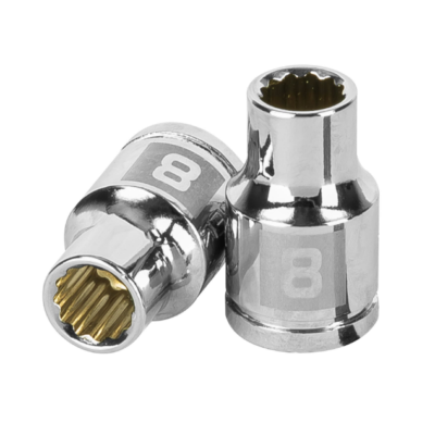 Dado de 8 mm, 12 puntas, cuadro 3/8?