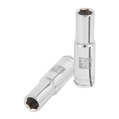 Dado largo de 3/8?, 6 puntas, cuadro 3/8?