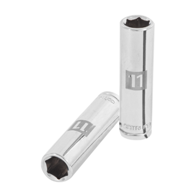 Dado largo de 11 mm, 6 puntas, cuadro 3/8?