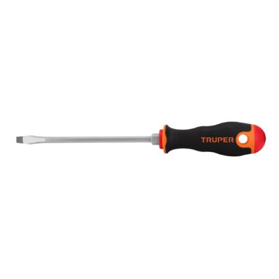 Desarmador plano 1/4? x 6? mango Comfort Grip