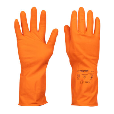 Guantes de látex para limpieza, medianos