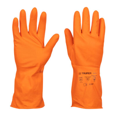 Guantes de látex para limpieza, grandes