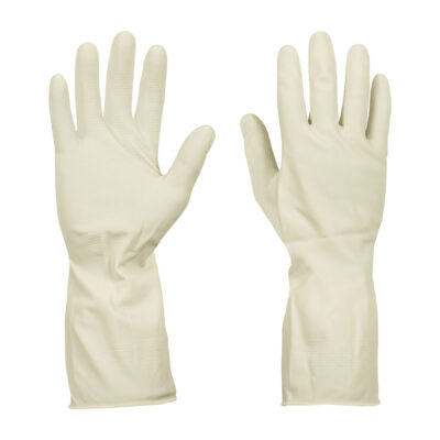 Guantes de látex para manejo de alimentos, medianos