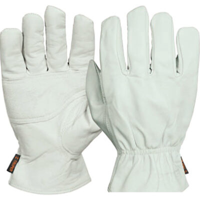 Guantes piel de cabra con refuerzo de carnaza