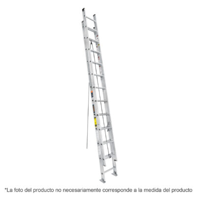 Escalera de extensión, tipo III, 16 peldaños