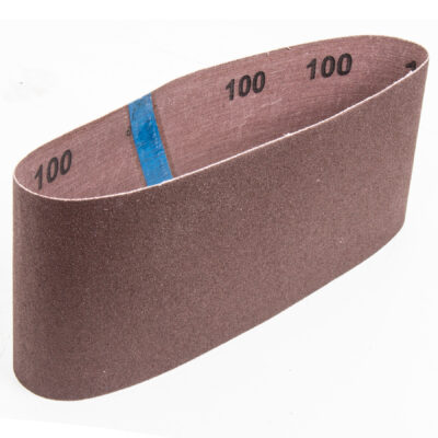 Banda de Lija 4×24, Grano 100, funda con 3 piezas