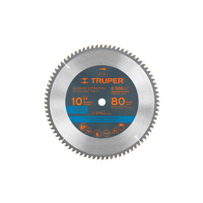 Disco sierra 10? para aluminio, 80 dientes centro 5/8?