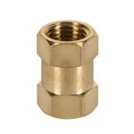 Cople de latón, hembra-hembra, cuerda 1/4? NPT