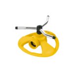 Aspersor giratorio de 3 brazos con base plástica