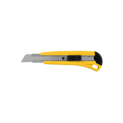Cutter 18 mm plástico con alma metálica