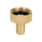 Conector sencillo 1/2?, hembra, de latón maquinado