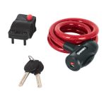 Candado de cable con llave, 12 mm X 1.0 m